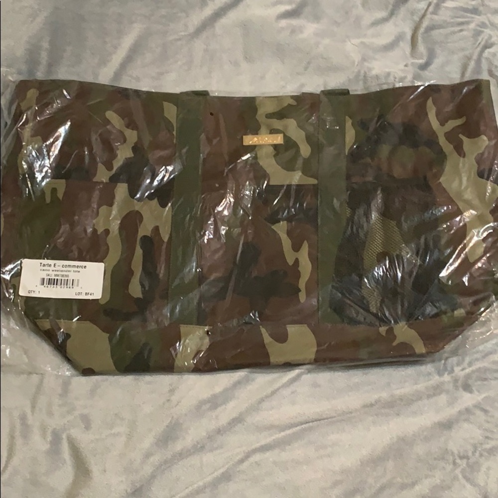 Tarte Camo Weekender Bag